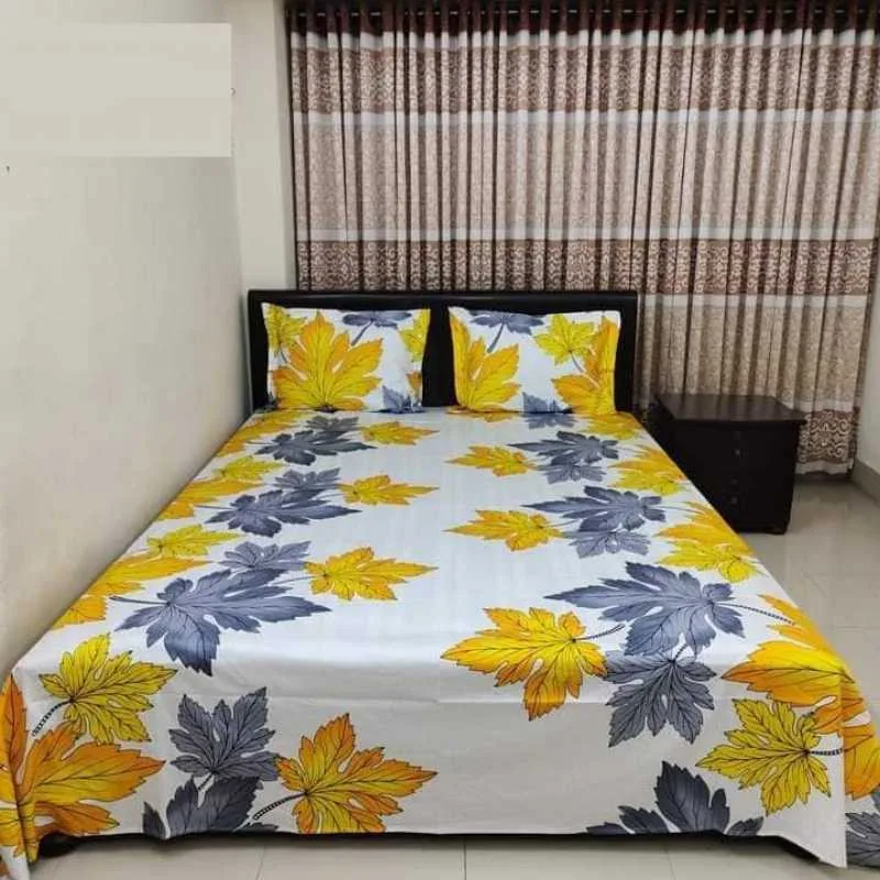 Luxury King size Bed Sheet with Matching Pillow covers