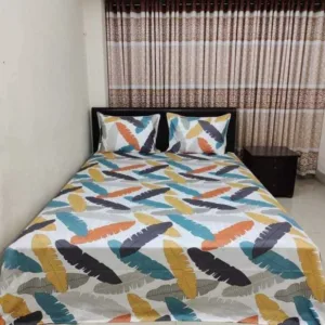 Luxury King size Bed Sheet with Matching Pillow covers