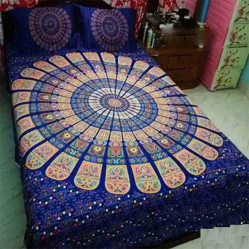 Luxury King size Bed Sheet with Matching Pillow covers