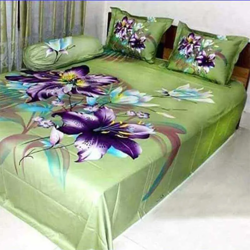 Luxury King size Bed Sheet with Matching Pillow covers