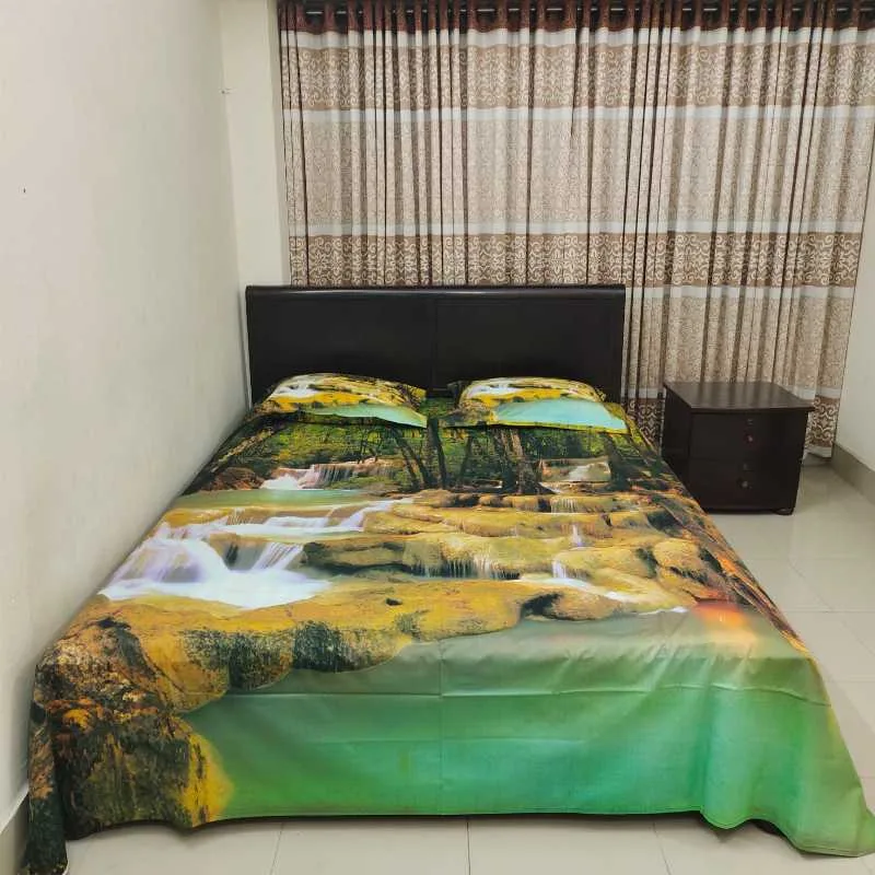 Luxury King size Bed Sheet with Matching Pillow covers