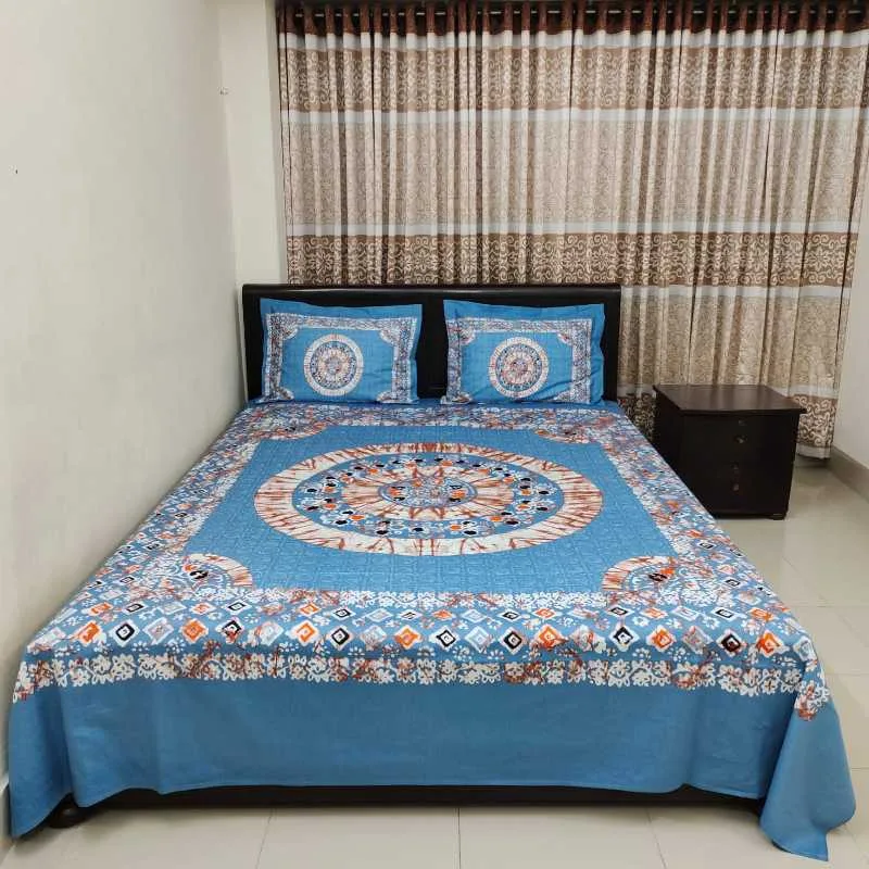 Luxury King size Bed Sheet with Matching Pillow covers