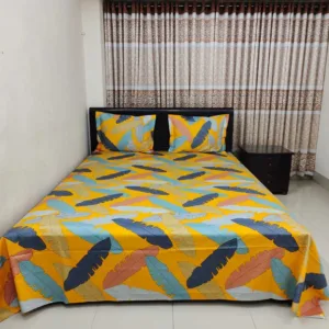 Luxury King size Bed Sheet with Matching Pillow covers