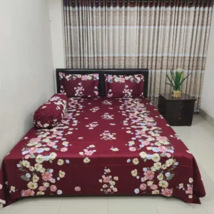 Luxury King size Bed Sheet with Matching Pillow covers