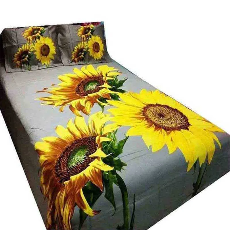 Luxury King size Bed Sheet with Matching Pillow covers