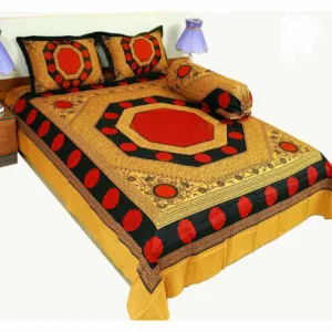 Luxury King size Bed Sheet with Matching Pillow covers