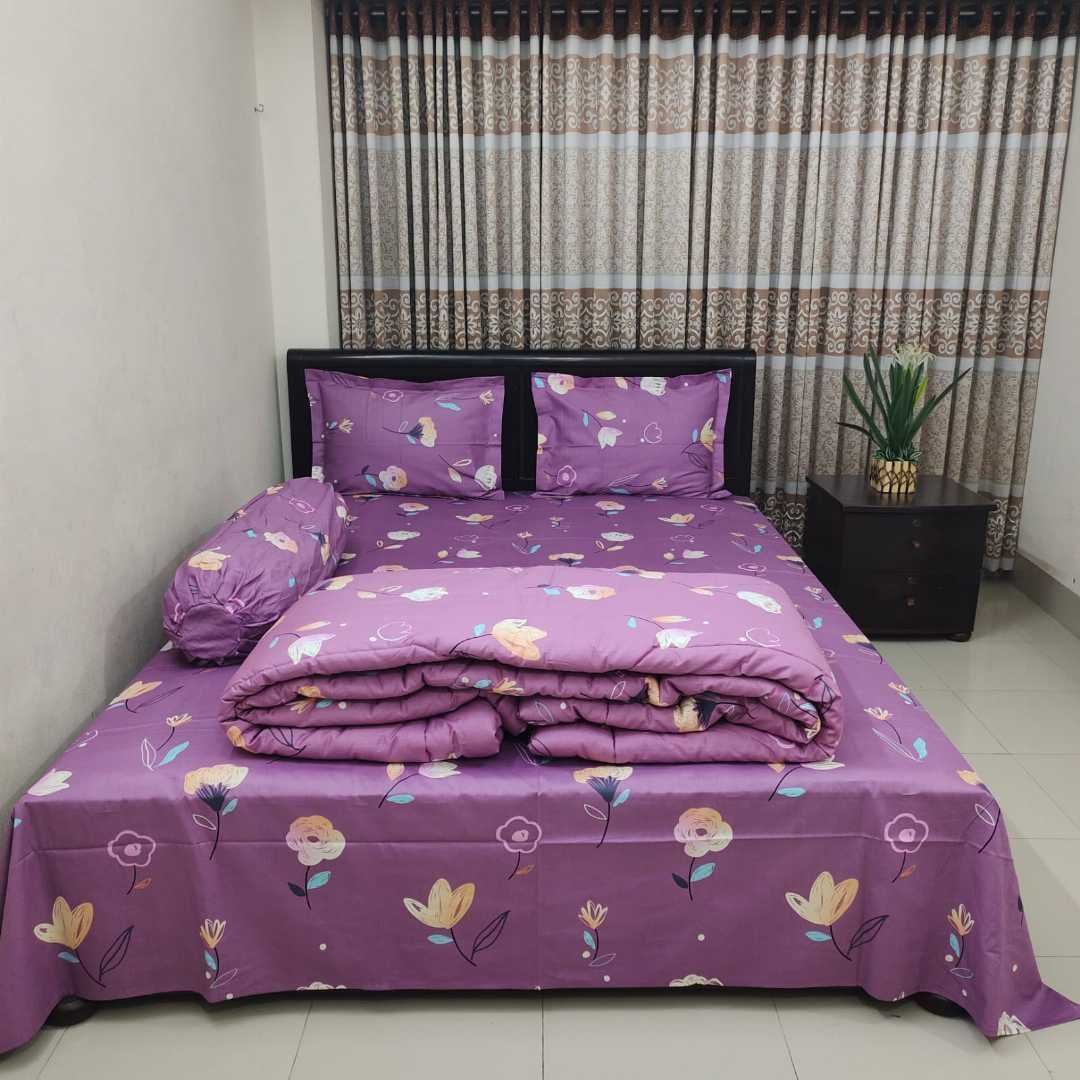 Premium Quality Twill Cotton Comforter 5 Pcs Set