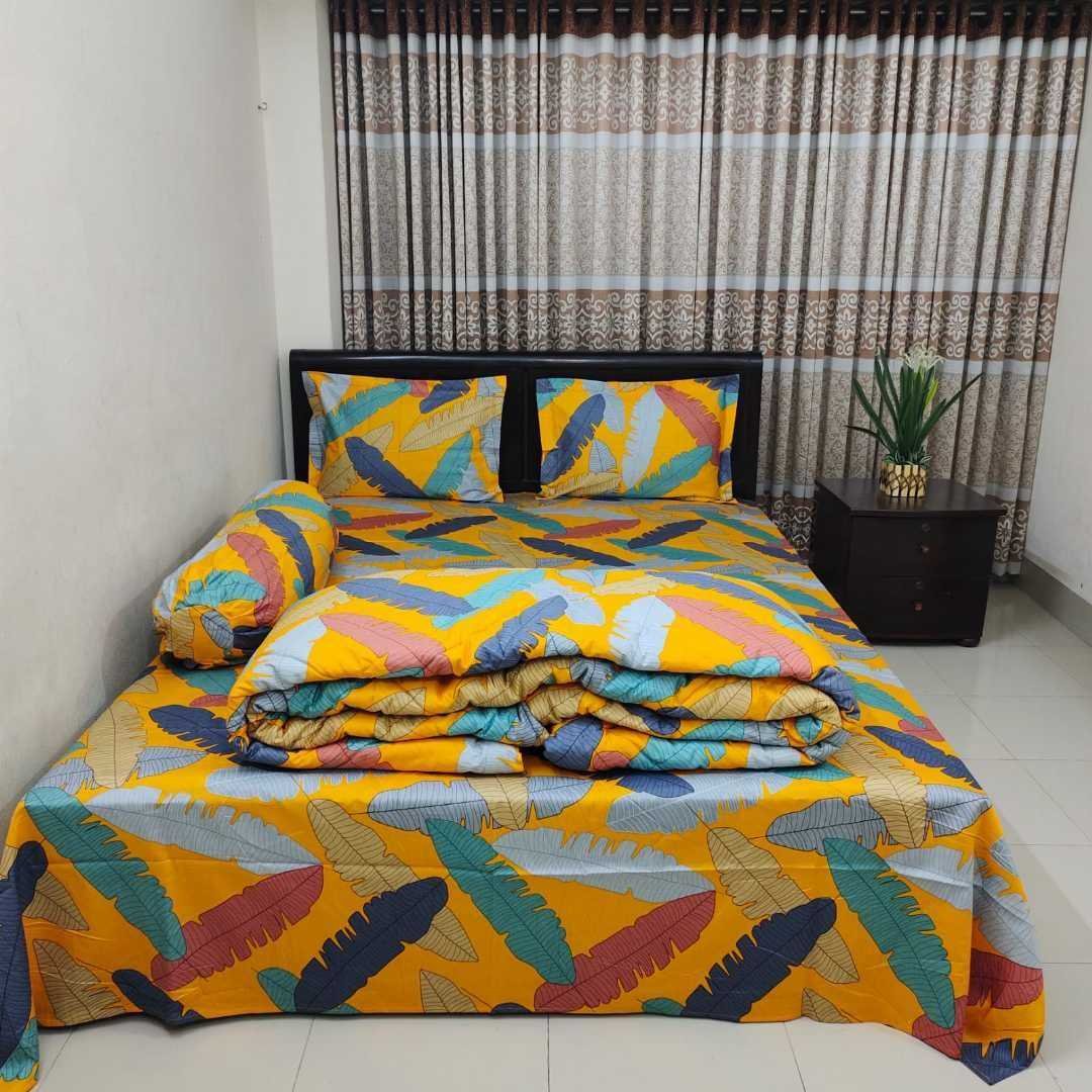 Premium Quality Twill Cotton Comforter 5 Pcs Set