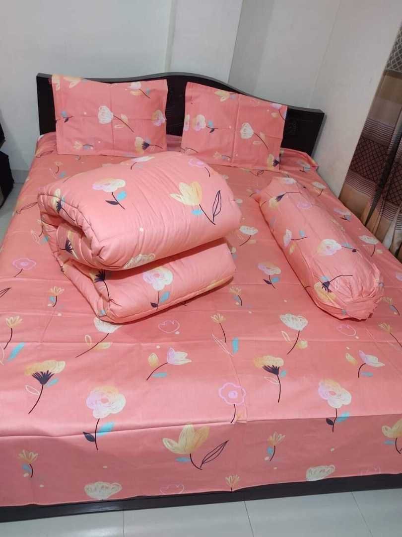 Premium Quality Twill Cotton Comforter 5 Pcs Set