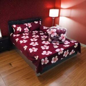 Premium Quality Twill Cotton Comforter 5 Pcs Set