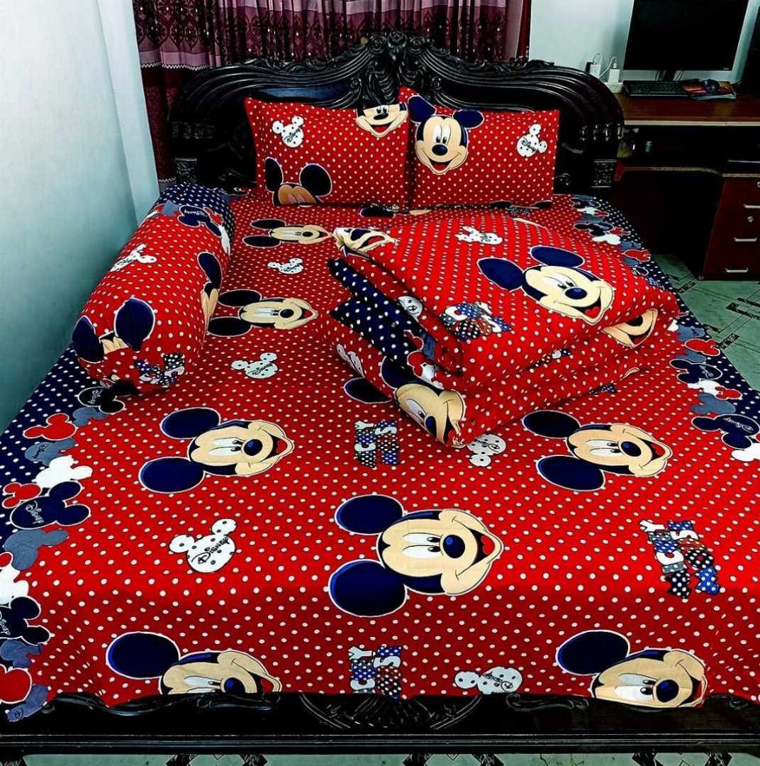Premium Quality Twill Cotton Comforter 5 Pcs Set