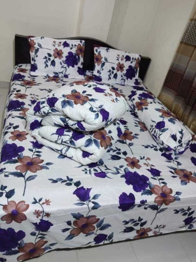 Premium Quality Twill Cotton Comforter 5 Pcs Set