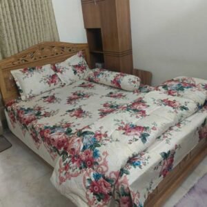 Premium Quality Twill Cotton Comforter 5 Pcs Set