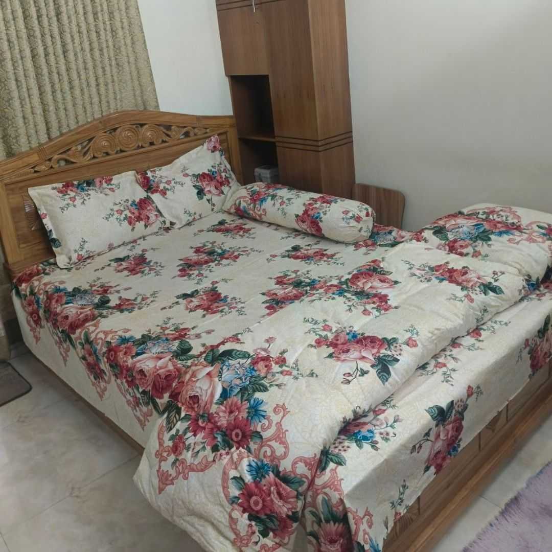 Premium Quality Twill Cotton Comforter 5 Pcs Set