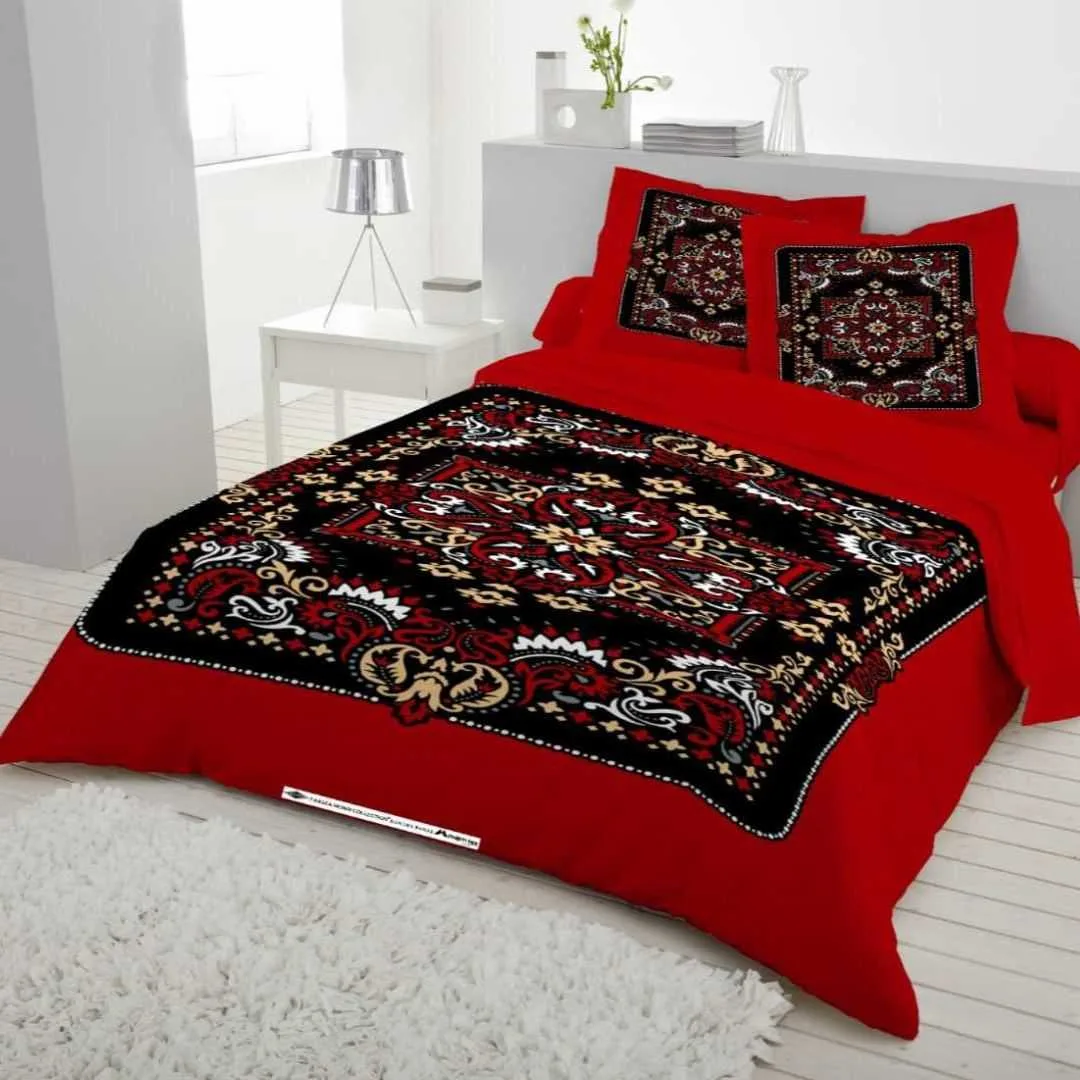 Luxury King size Bed Sheet with Matching Pillow covers