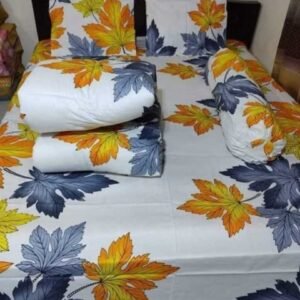 Premium Quality Twill Cotton Comforter 5 Pcs Set
