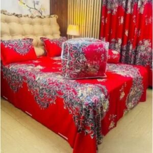 Premium Quality Twill Cotton Comforter 5 Pcs Set