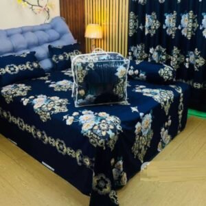Premium Quality Twill Cotton Comforter 5 Pcs Set