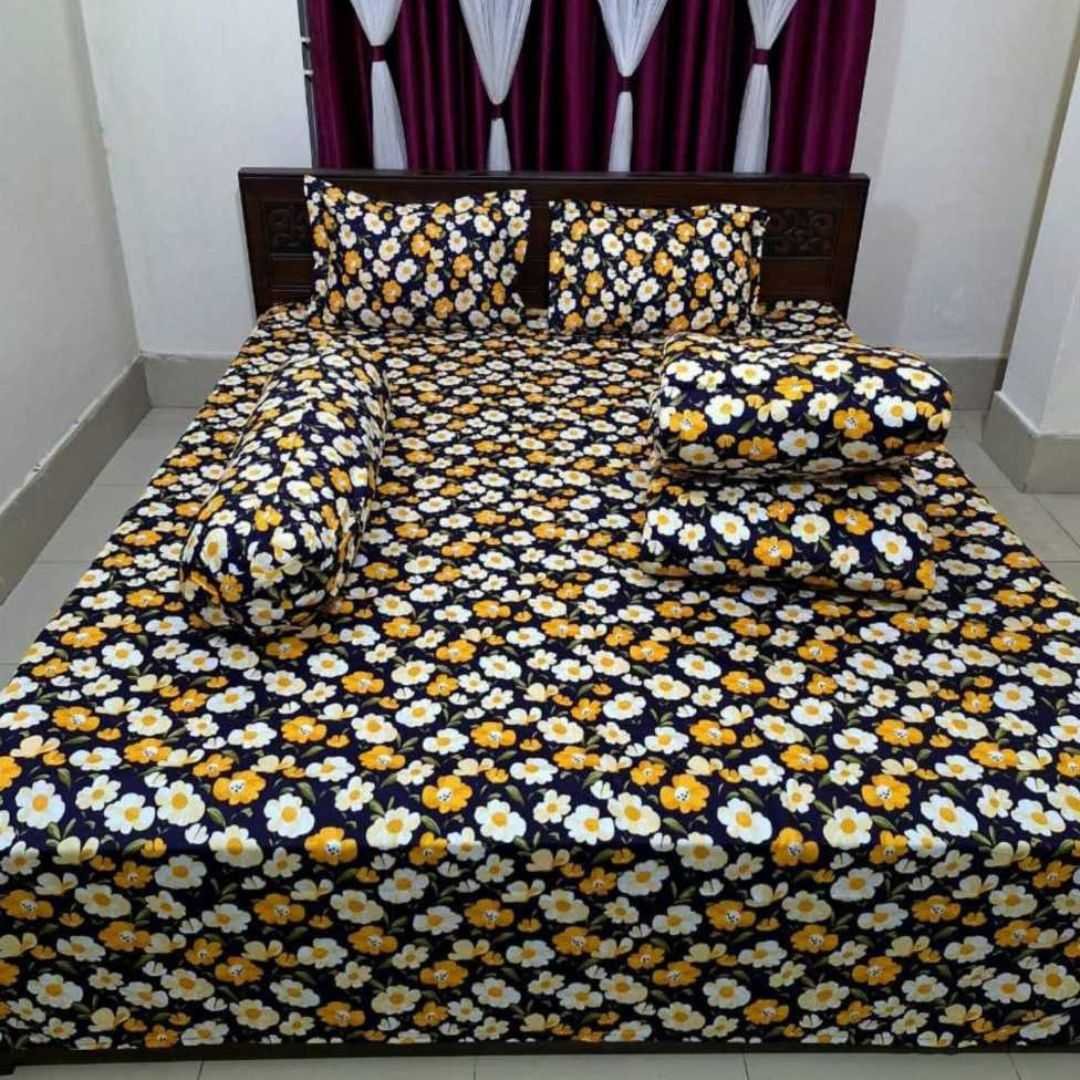 Premium Quality Twill Cotton Comforter 5 Pcs Set