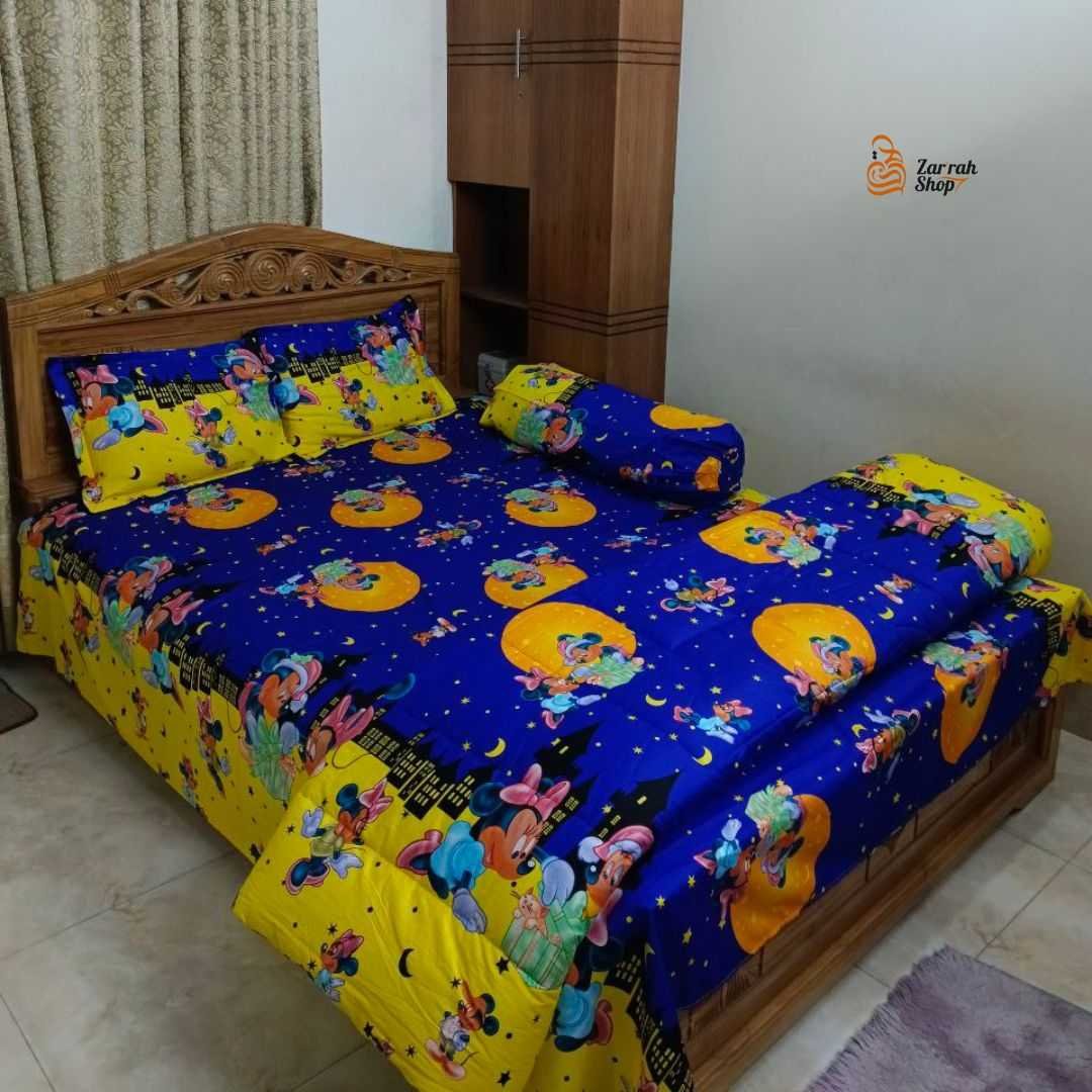 Premium Quality Twill Cotton Comforter 5 Pcs Set - Image 3