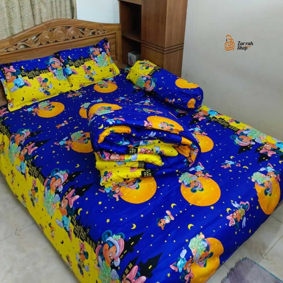 Premium Quality Twill Cotton Comforter 5 Pcs Set - Image 2