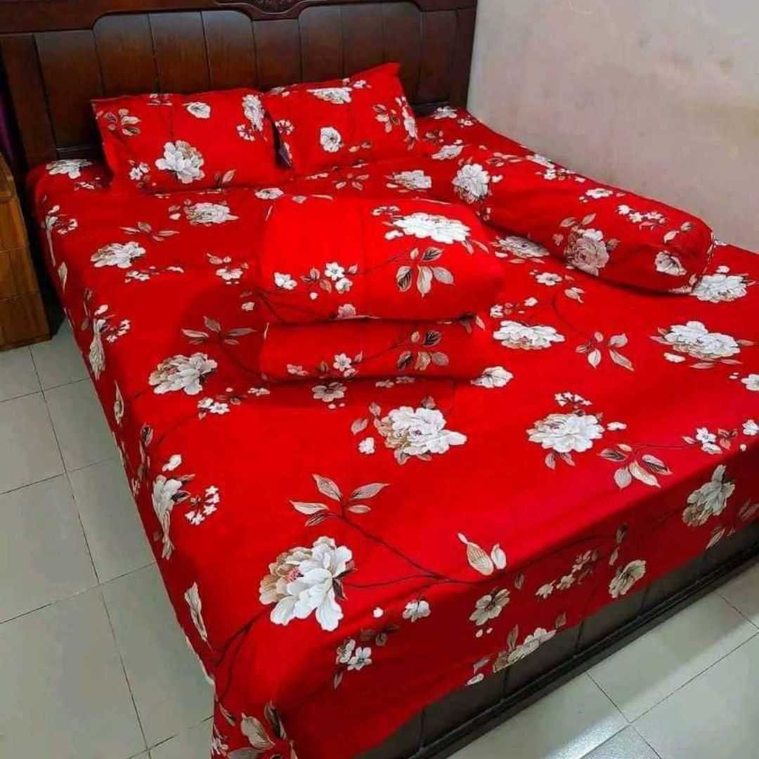 Premium Quality Twill Cotton Comforter 5 Pcs Set