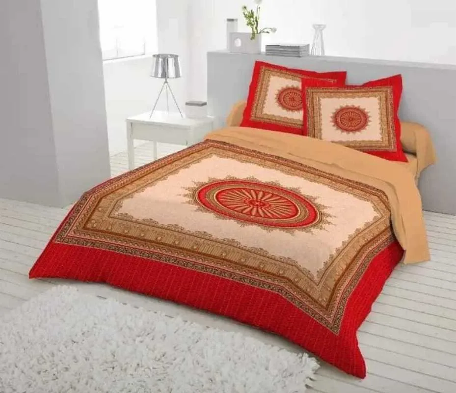 Luxury King size Bed Sheet with Matching Pillow covers