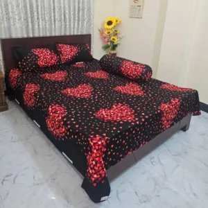 Luxury King size Bed Sheet with Matching Pillow covers