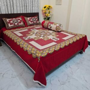Luxury King size Bed Sheet with Matching Pillow covers