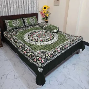 Luxury King size Bed Sheet with Matching Pillow covers