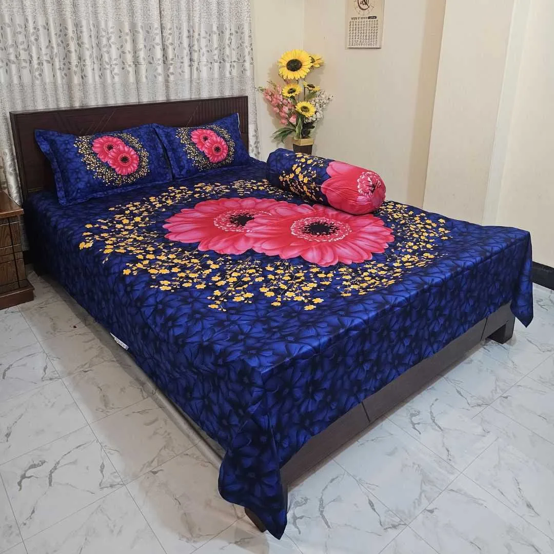 Luxury King size Bed Sheet with Matching Pillow covers - Image 4