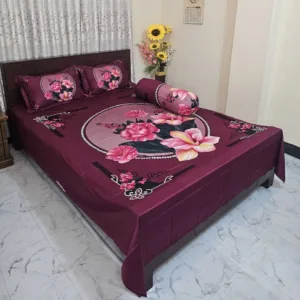 Luxury King size Bed Sheet with Matching Pillow covers