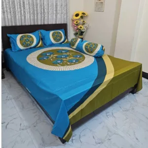 Luxury King size Bed Sheet with Matching Pillow covers