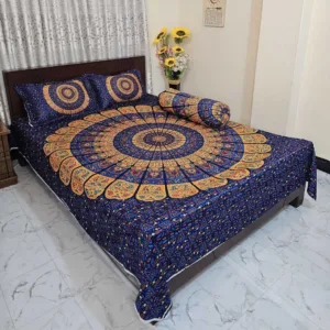 Luxury King size Bed Sheet with Matching Pillow covers