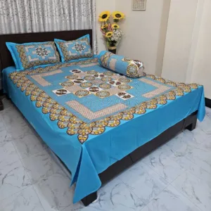 Luxury King size Bed Sheet with Matching Pillow covers