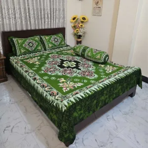 Luxury King size Bed Sheet with Matching Pillow covers