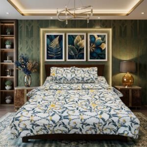 Premium Quality Twill Cotton Comforter 5 Pcs Set